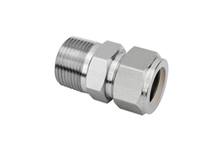 Tube Fitting Male Connector 3/8" Tube x 3/8" MBSPT T316