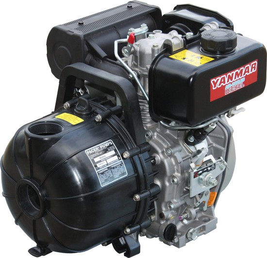 Yanmar L48N 4.7HP Diesel Engine L48N with 2" BSP(F) Pacer Poly Pump Viton Seal