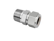 Tube Fitting male Connector 1-1/2" Tube x 1-1/2" MBSPT T316